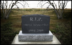 Muerte de los meta keywords